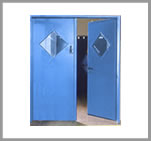 steel door